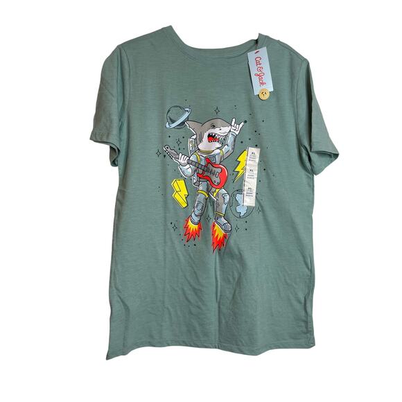 Lot of 3 Cat & Jack Boys Graphic Crew Neck T-Shirts & Pant Long Sleeve Size XL - Picture 1 of 4